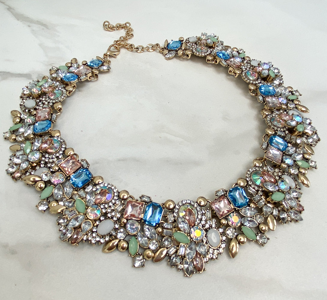 ASHA Pastel Statement Necklace