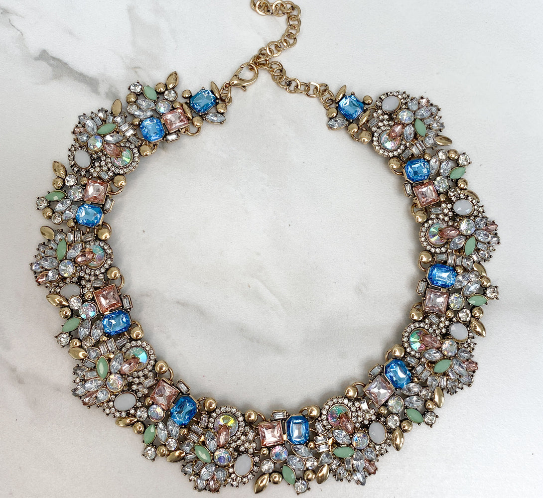 ASHA Pastel Statement Necklace