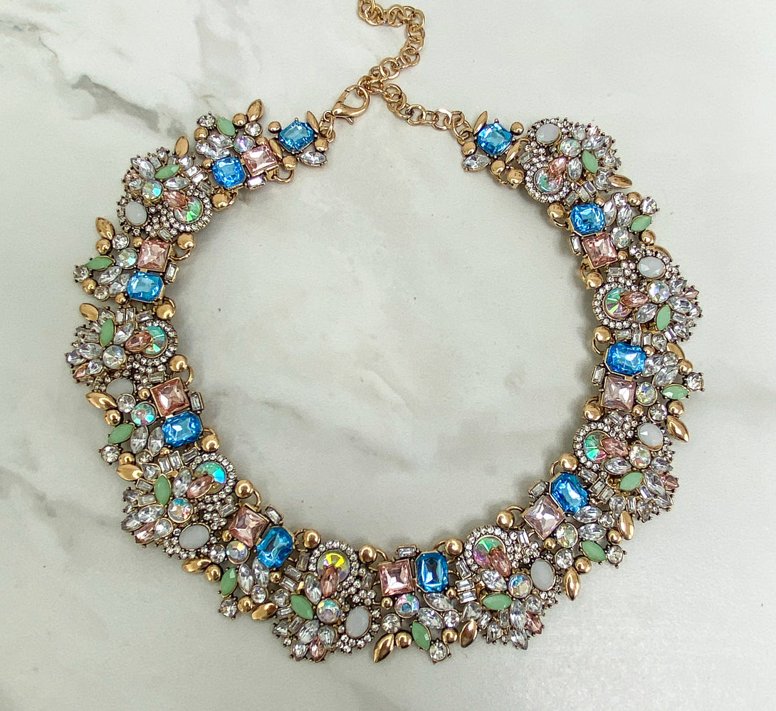 ASHA Pastel Statement Necklace
