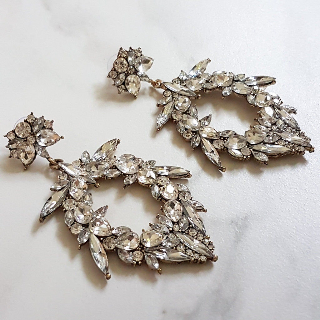 LUNA Large Jewel Earrings Women s Earrings