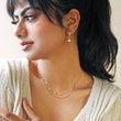 LEAH Pearl Layered Gold Necklace