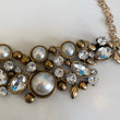 Pearl & Gold Statement Necklace - Not perfect but still beautiful
