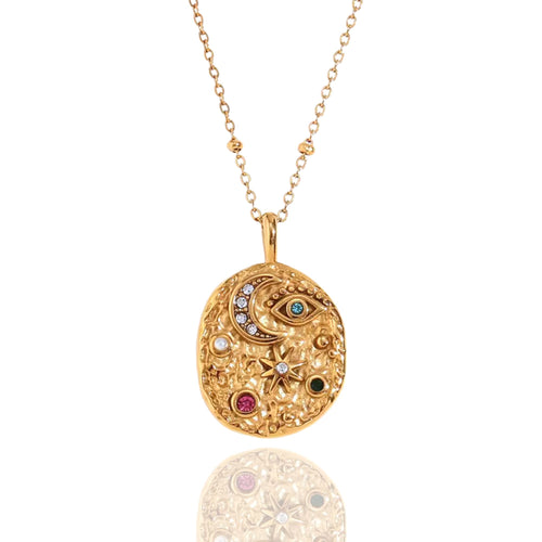 LEONA Celestial Power Pendant Necklace