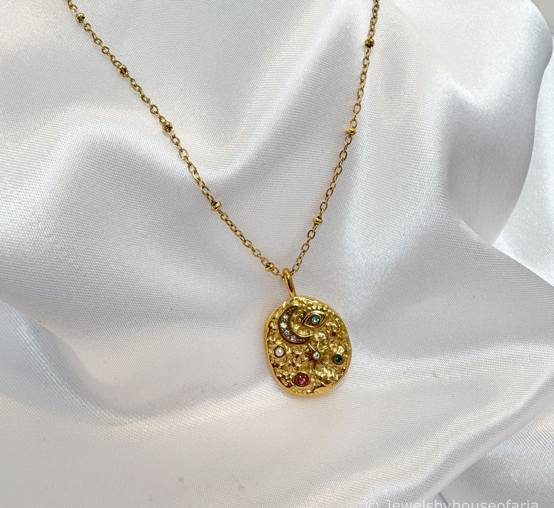 LEONA Celestial Power Pendant Necklace