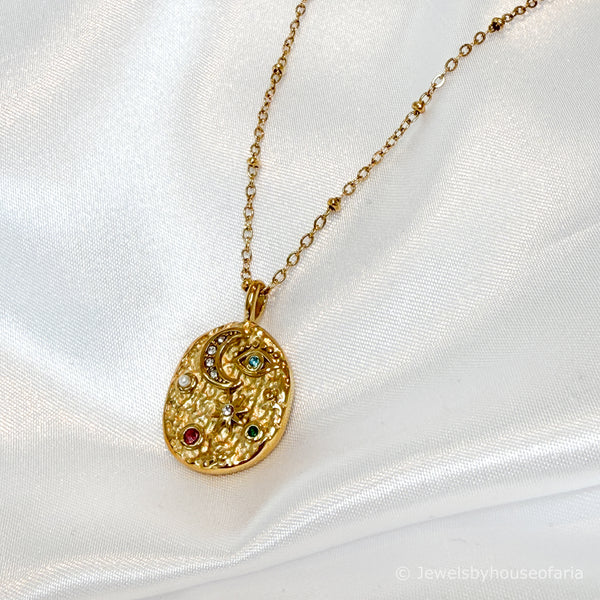 LEONA Celestial Power Pendant Necklace