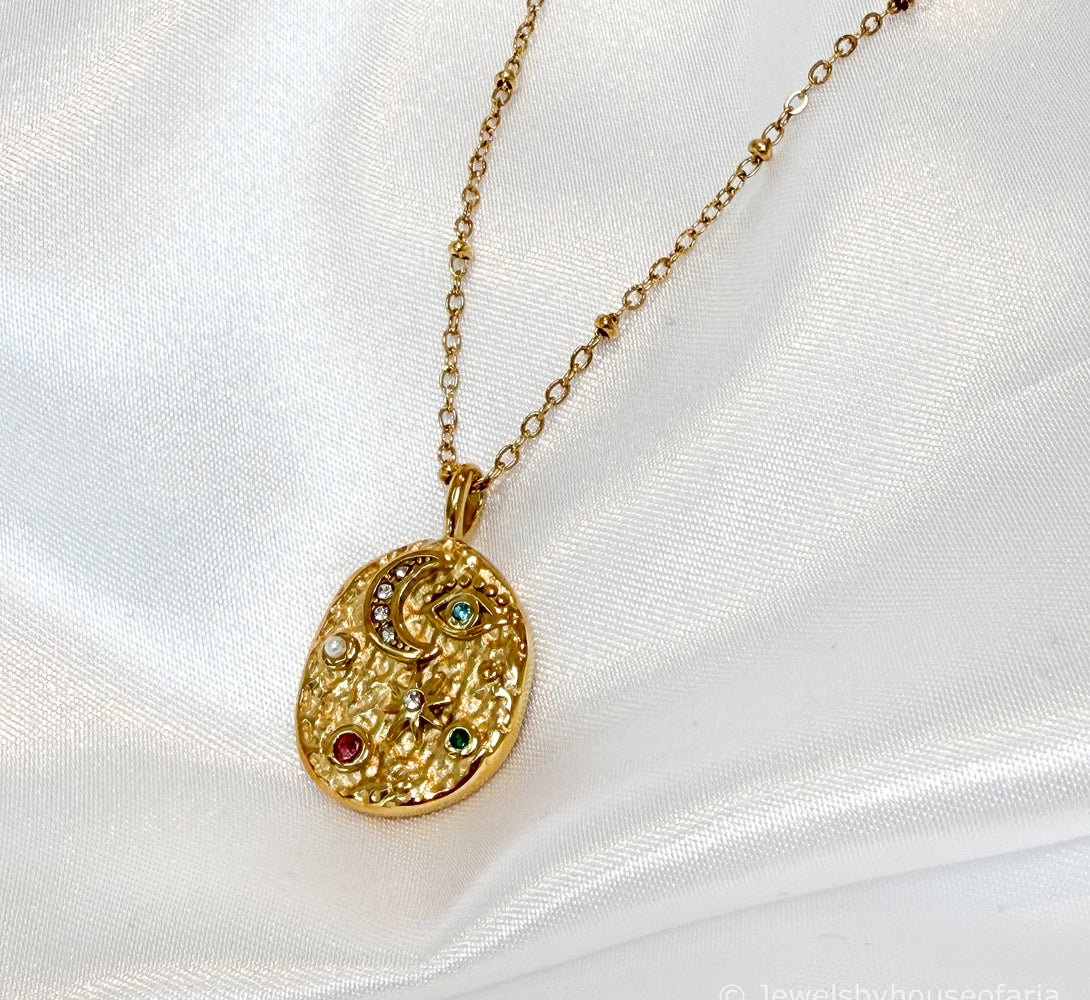 LEONA Celestial Power Pendant Necklace