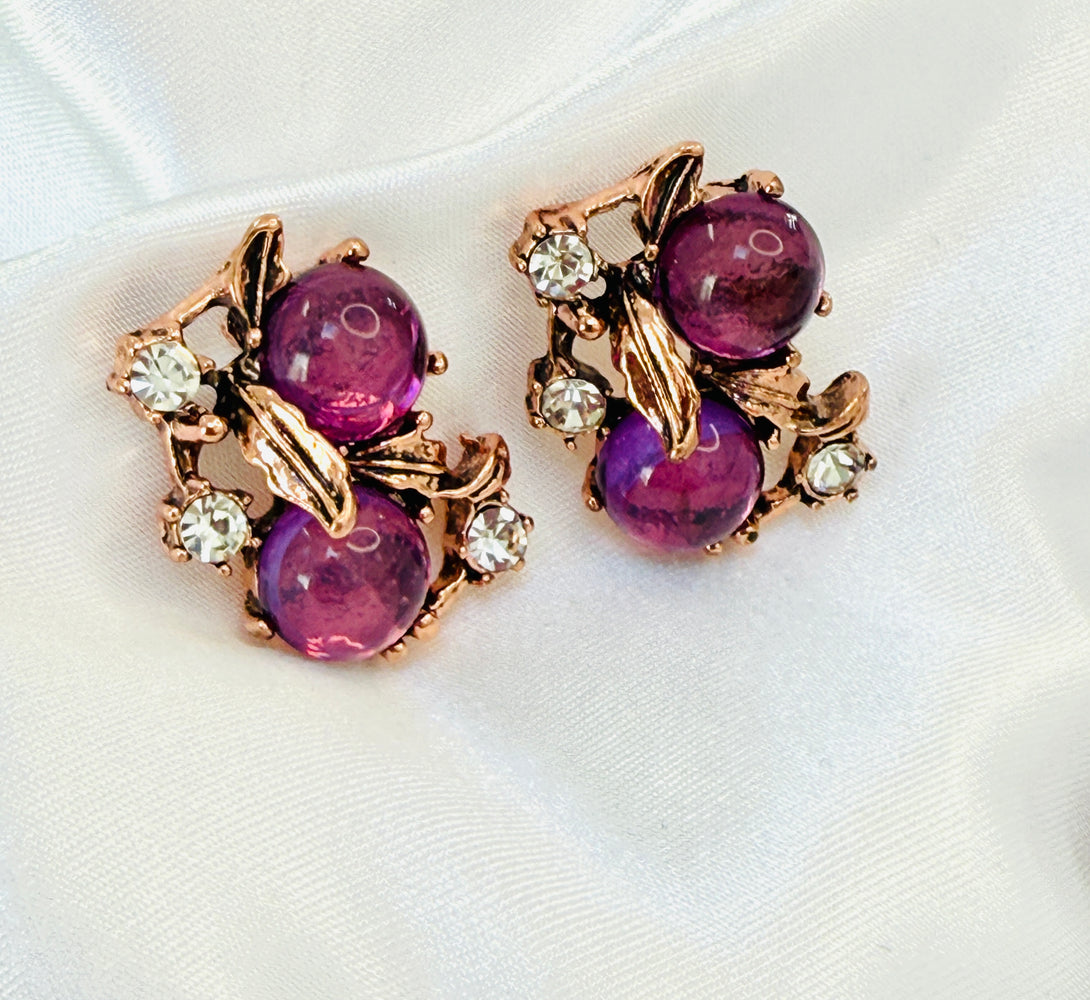 GIA Pink & Rose Gold Jewel Necklace Set