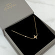 BEA Crystal Gold Flower Pendant Necklace