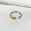 INFINITY 18k Gold Adjustable Rose Ring