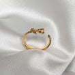 INFINITY 18k Gold Adjustable Rose Ring