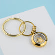 Gold Jigsaw Keyring Personalised jigsaw