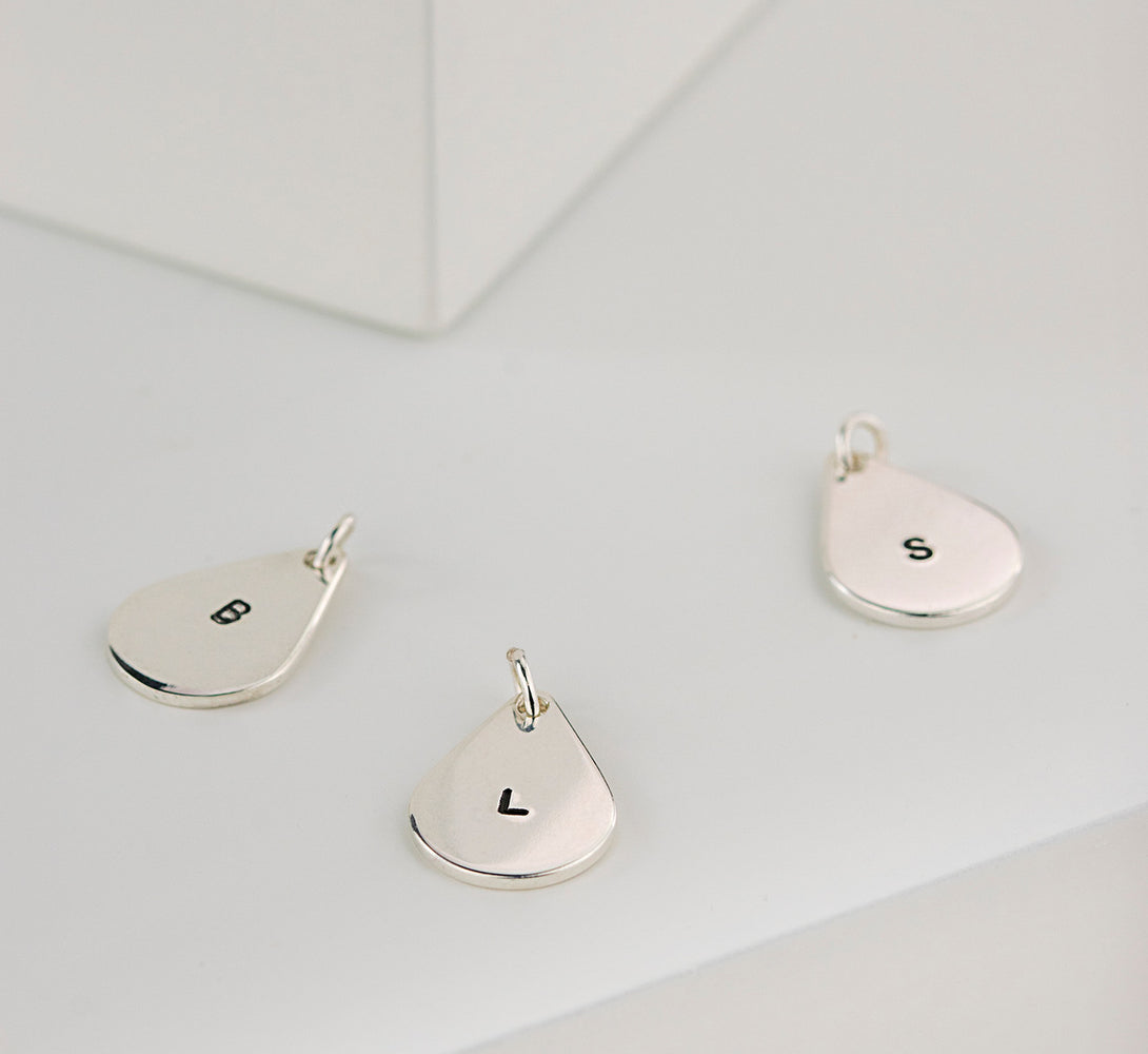 Sterling Silver Initial Necklace