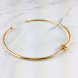 Waterproof 18k gold plated choker necklace, long lasting, tarnish free jewellery, adjustable to fit all sizes