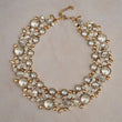 Pearl & Gold Statement Necklace - Not perfect but still beautiful