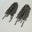 RIVA Rhinestone Tassel Earrings