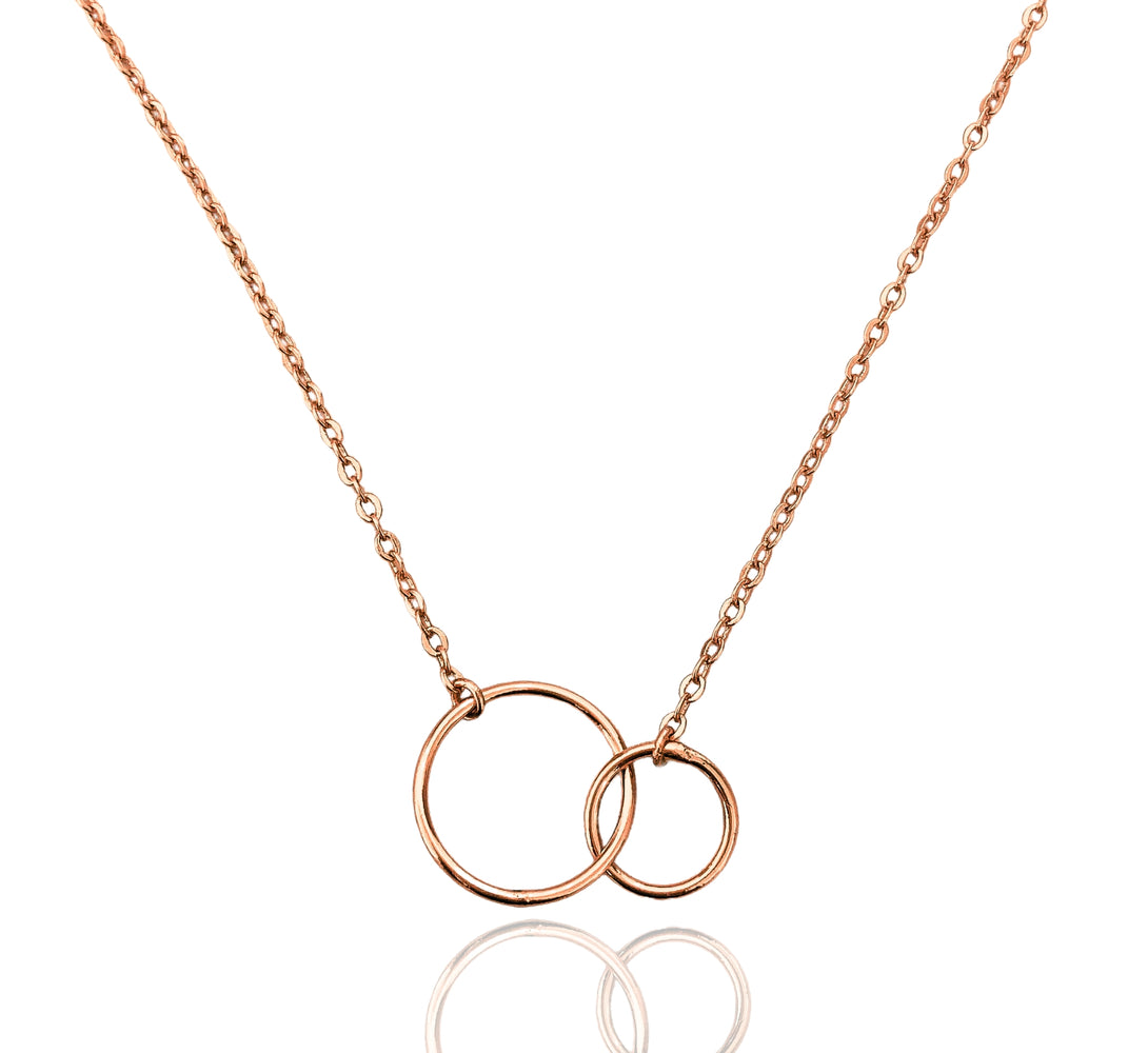 Rose Gold Interlocking Necklace