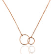 Rose Gold Interlocking Necklace