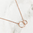Rose Gold Interlocking Necklace