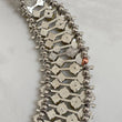 Silver Rhinestone Embellished Necklace - Not perfect but still beautiful