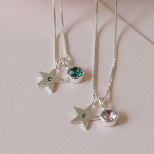 Silver Star pendant necklace