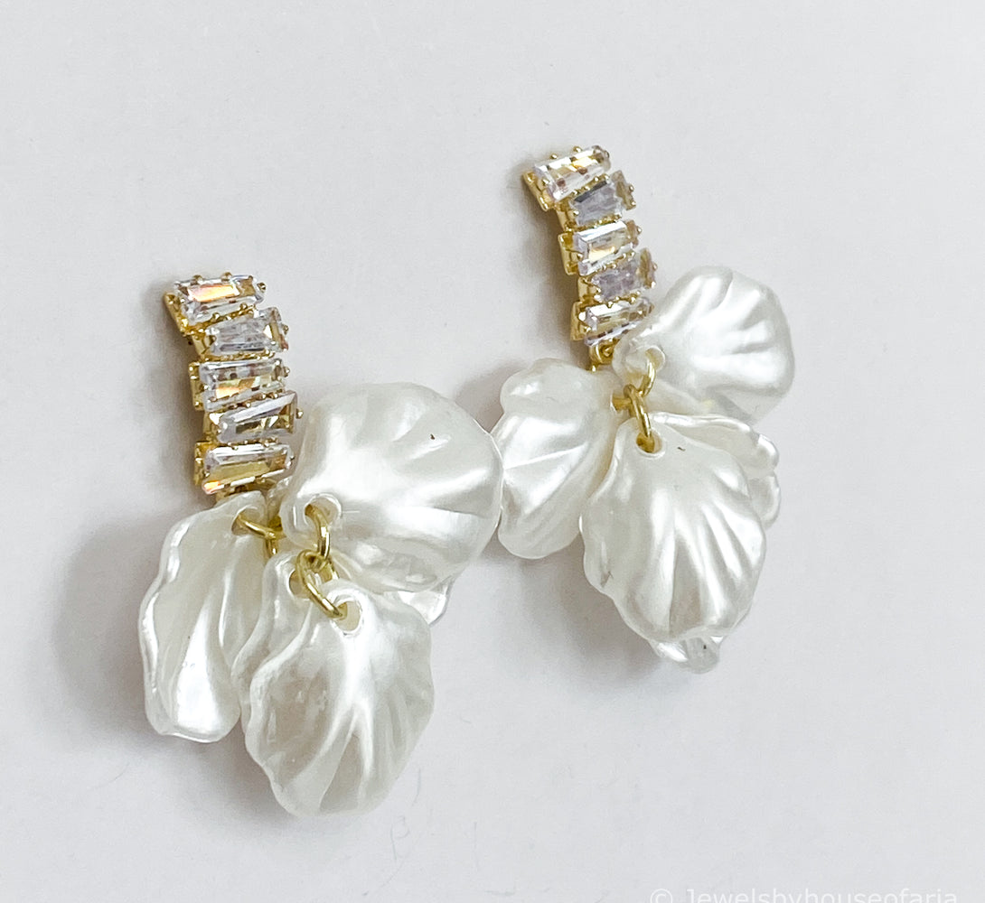 ESME Petal Crystal Earrings