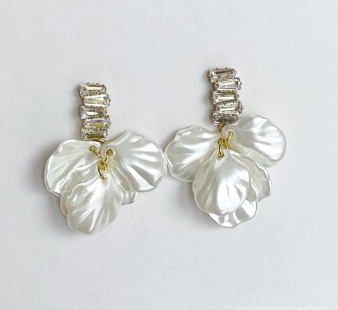 ESME Petal Crystal Earrings