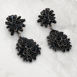 ZIA Black Jewel Statement Earrings