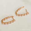 MADDIE Rose Gold Crystal Earrings
