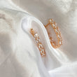 MADDIE Rose Gold Crystal Earrings