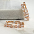 MADDIE Rose Gold Crystal Earrings
