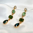 JESS Green Drop Long Earrings