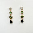 JESS Green Drop Long Earrings