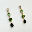 JESS Green Drop Long Earrings