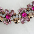 KIRA Pink & Gold Statement Necklace