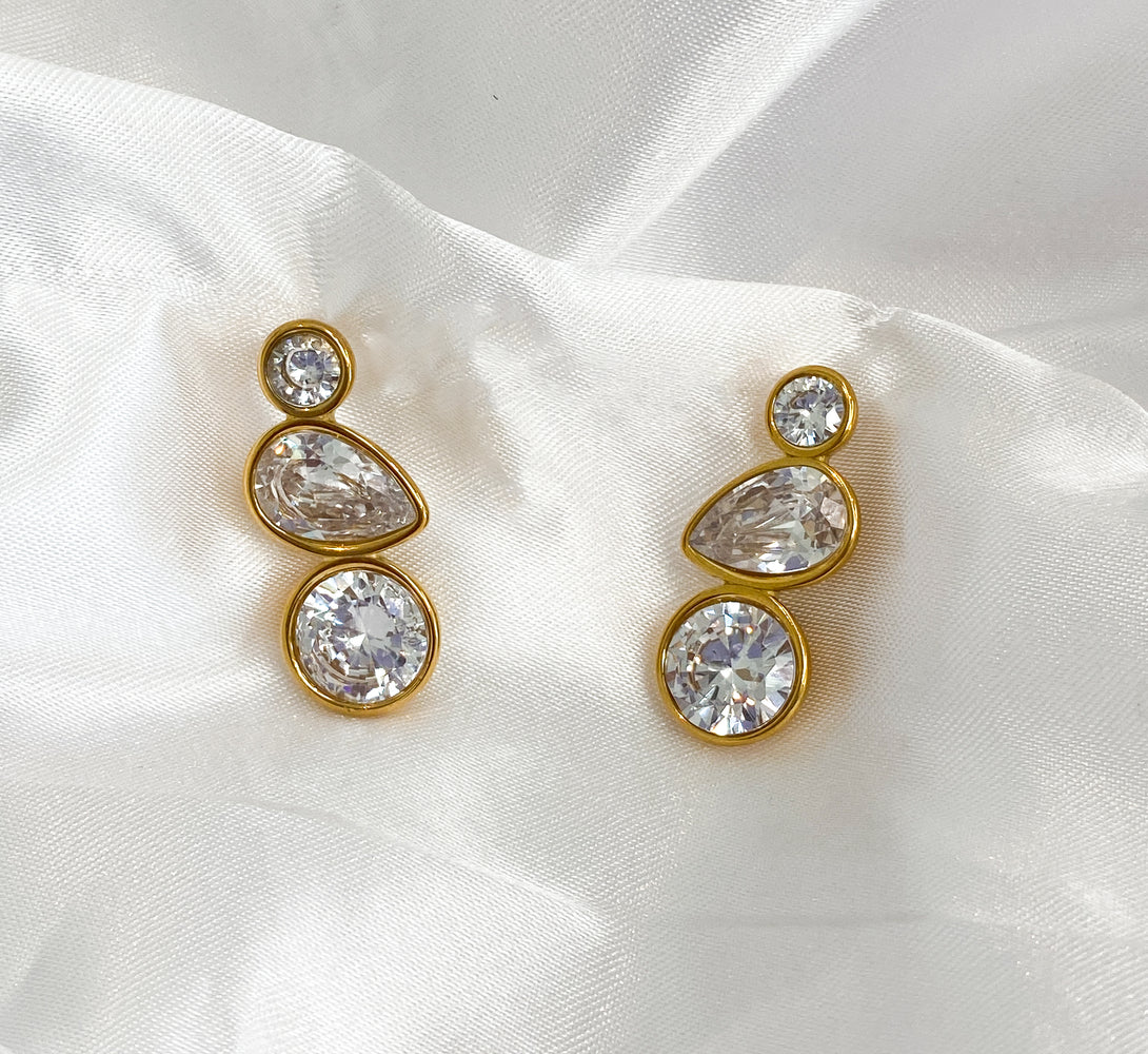 PAIGE Crystal Drop Earrings