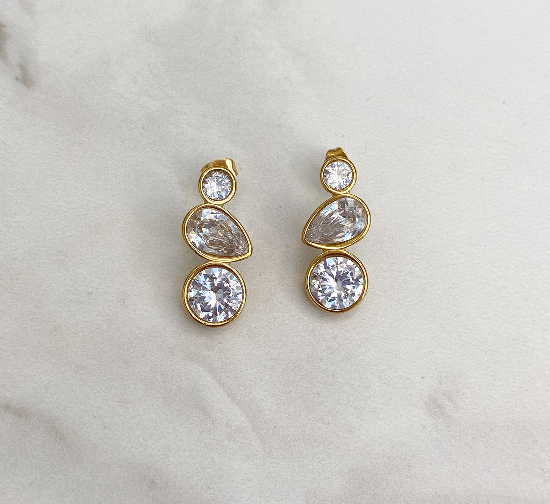 PAIGE Crystal Drop Earrings