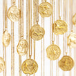 Gold Zodiac Symbol Pendant and Gold chain
