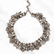 Graphite Grey Statement Necklace - Not perfect but still beautiful
