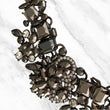 Graphite Grey Statement Necklace - Not perfect but still beautiful