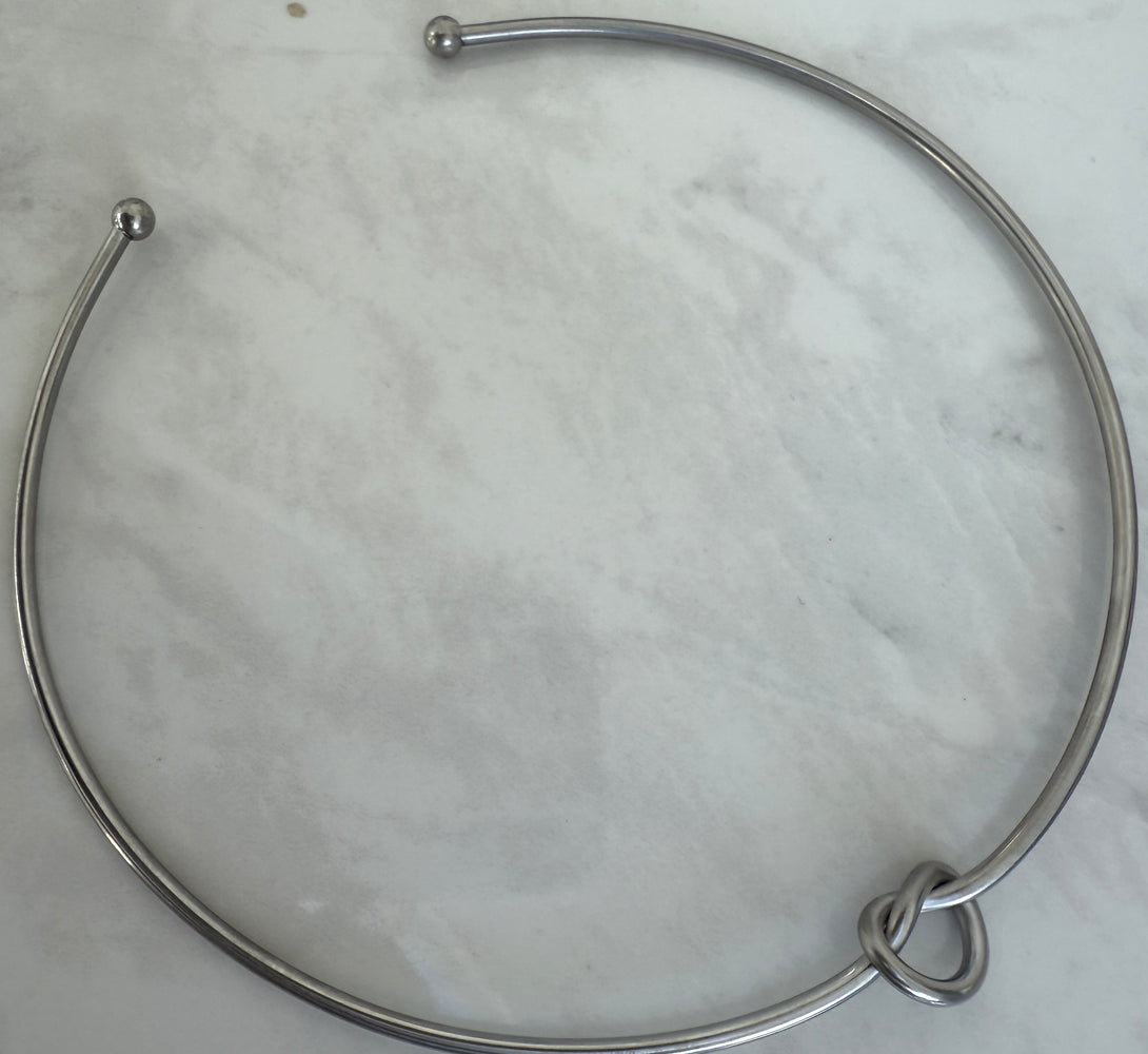 Knot Choker Necklace (Gold & Silver) - Not perfect but still Beautiful