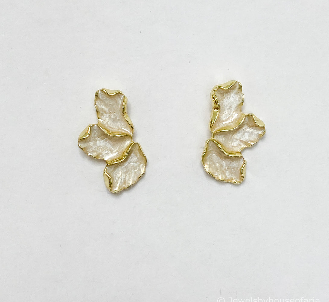 BREE Gold Floral Earrings