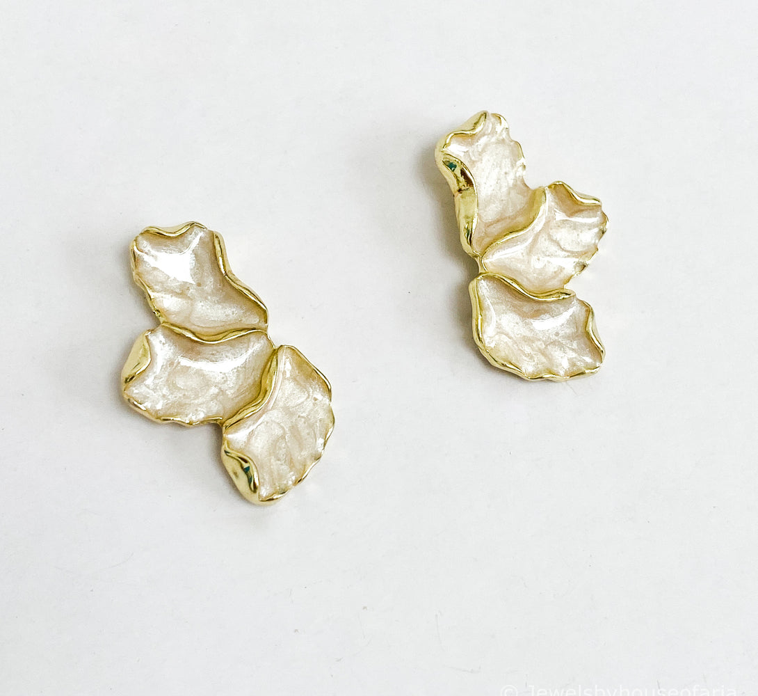BREE Gold Floral Earrings