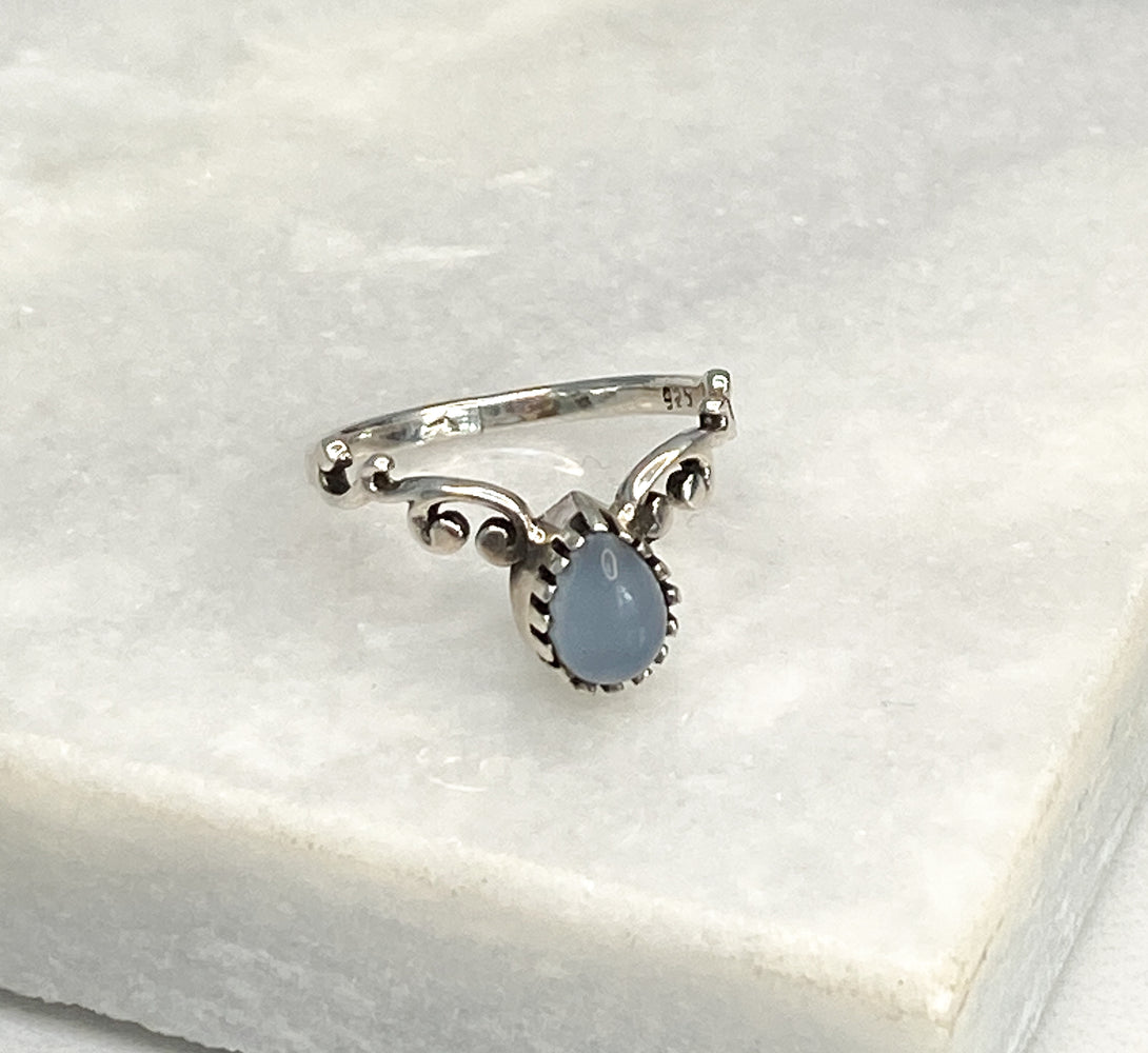ELI Semi Precious Sterling Silver Ring