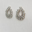 ZURI Silver Crystal Earrings