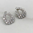 ZURI Silver Crystal Earrings