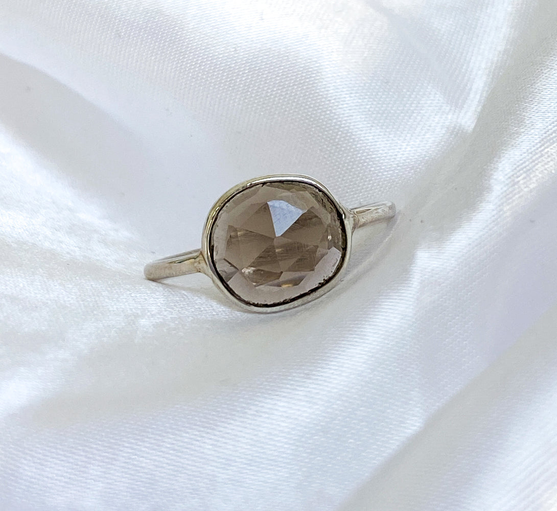 LORI Smoky Quartz Sterling Silver Ring