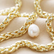 PETRA Freshwater Pearl Gold Chain Necklace