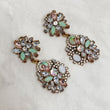 Womens pastel large earrings