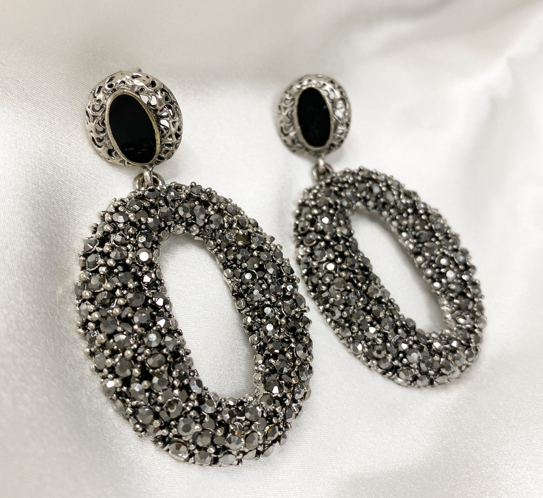 AMRESE Disc Statement Earrings