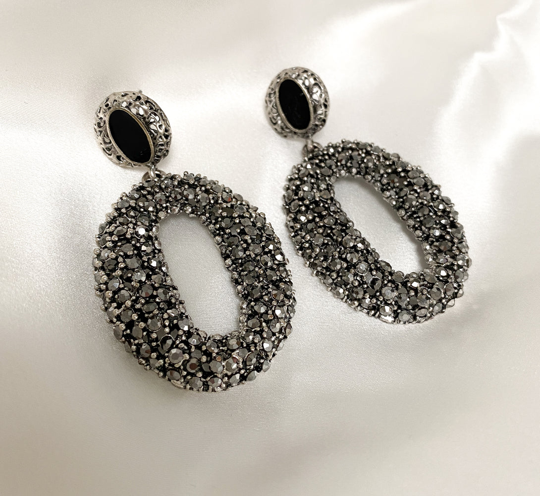 AMRESE Disc Statement Earrings